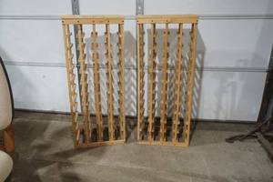 lot 21 image: 2 wine racks 41 tall
