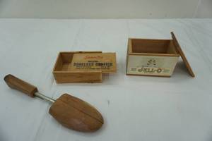 lot 50 image: Vintage Wooden Box Lot