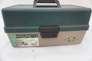 lot 162 image: Flambeau Outdoors tackle box & contents