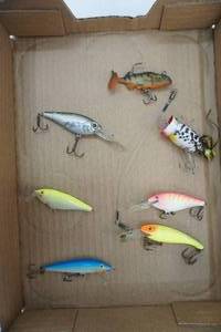 lot 172 image: Fishing Lures hula popperRapalas