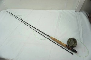 lot 203 image: fly fishing rod & reel Martin