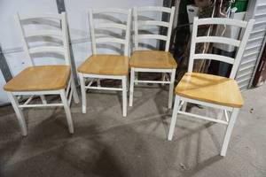 lot 214 image: set of 4 chairs