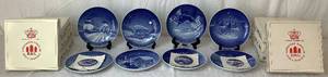 lot 36 image: Bing and Grondahl Christmas Plates - 1960s