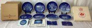 lot 38 image: Bing and Grondahl Christmas Plates - 1980s