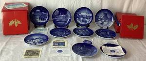 lot 39 image: Bing and Grondahl Christmas Plates - 1990s