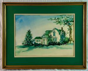 lot 81 image: Jeannine Worthington Watercolor Homestead
