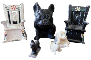 lot 132 image: Vintage Cast Figurines
