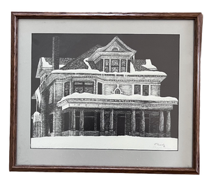 lot 134 image: Historic Gilbert House in Grand Rapids, MN Signed Print 3468