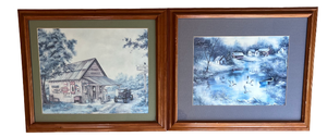 lot 143 image: Two Framed Vintage Prints