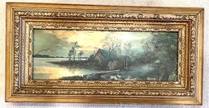 lot 222 image: Vintage Gilt Framed Print