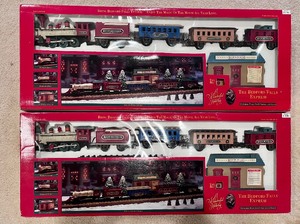 lot 226 image: Two Bedford Falls Christmas Trains, New