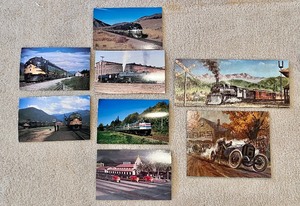 lot 219 image: 8 Train Photographs