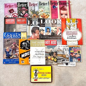 lot 217 image: Variety of Vintage Magazines