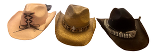 lot 235 image: Three Womens Cowboy Hats