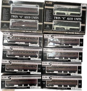 lot 15B image: K-Line Electric Train Twin Alco Packs & Streamliners