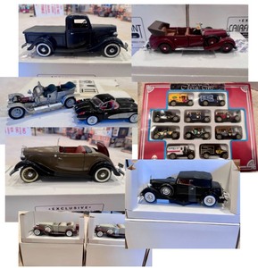 lot 77C image: (8) Collector Model Cars Including Franklin Mint Cars & 10 Pack of Miniature Collector Cars