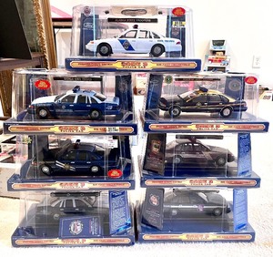 lot 73C image: (7) Code 3 Police Collector Cars With Badges