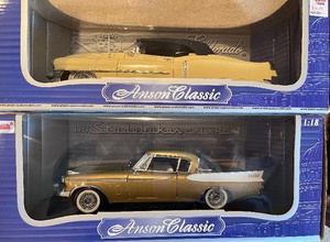lot 66C image: (2) Anson Brand Classic Car Models - New