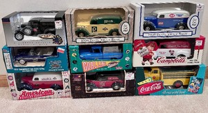 lot 49C image: Diecast Model Car Banks With Campbells Soup, Coca Cola & More Advertising