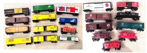 lot 29B image: Twenty One Misc. Train Box Cars