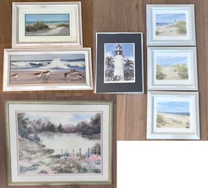 lot 198 image: OceanWater Scene Artwork