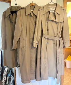 lot 158 image: Three Vintage London Fog Coats