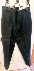lot 153 image: Northway Vintage Wool Pants & Suspenders
