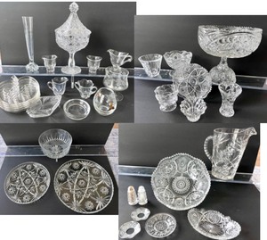 lot 174 image: Beautiful Vintage Cut Glass & Crystal