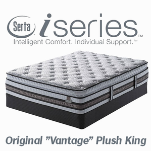 lot 12 image: Serta iSeries Vantage Series Plush 12 King Mattress - MSRP $1099.99 - No Reserve