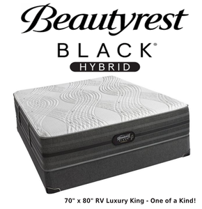 lot 24 image: Beautyrest Black Hybrid Luxury Firm RV 70 x 80 King Mattress - MSRP $3599.99 - No Reserve