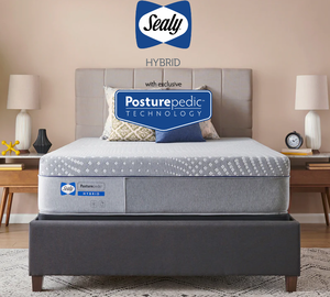 lot 25 image: Sealy Posturepedic Soft Hybrid Queen Mattress MSRP - $1,669.99 - No Reserve