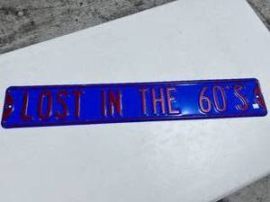 lot 2 image: 36 x 6 Metal Sign