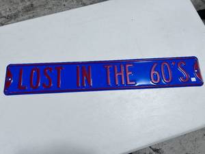 lot 3 image: 36 x 6 Metal Sign