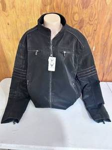 lot 115 image: Denzell Outerwear Leather Motorcycle Jacket