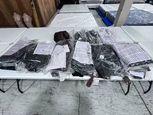 lot 260 image: Varity Size Lot  AllState Leather Chaps - 27 Items
