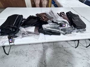 lot 261 image: Varity Size Lot  AllState Leather Chaps - 24 Items