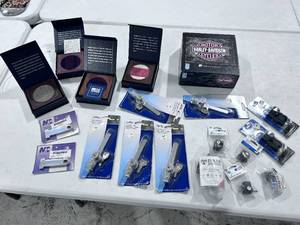 lot 299 image: Biker Assorted Lot Includes leather coasters, Harley Davidson Puzzle and More