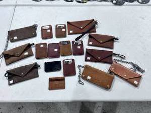 lot 300 image: Leather Wallet Lot Beasley Company