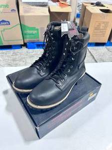 lot 73 image: Z-1R Premium Leather Motorcycle Boots - Mens Size 15