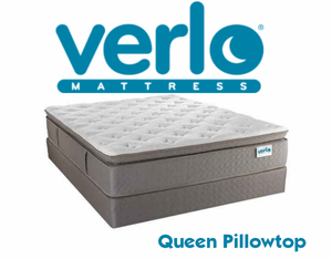 lot 2 image: Verlo V3 Queen Pillowtop Mattress - MSRP $999.00 - No Reserve