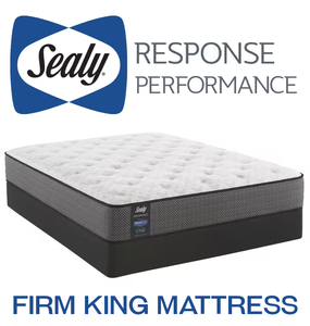 lot 17 image: Sealy Posturepedic Response Performance Series Firm King Mattress - MSRP $ 1,100.00 - No Reserve