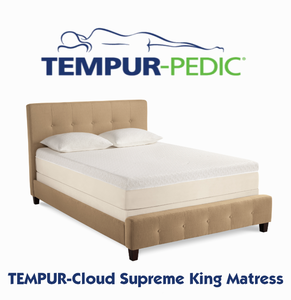 lot 19 image: TEMPUR-Pedic TEMPUR-Cloud Supreme King Mattress - MSRP $3199.00 - No Reserve - Name YOUR Price