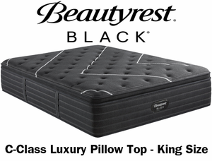 Beautyrest Black C-Class Plush Pillow Top King Mattress - MSRP $4,599.00 - No Reserve!