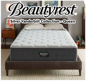 lot 13 image: Beautyrest Silver Vanderbilt Collection Luxury Firm Queen Mattress