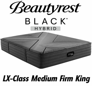 Beautyrest Black Hybrid "LX-Class" Medium Firm King Mattress - MSRP $2999.99 - No Reserve!