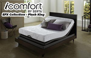 lot 31 image: Serta iComfort EFX Collection Plush King Mattress