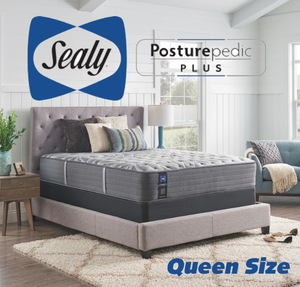 lot 10 image: Sealy Posturepedic Plus Queen Mattress - MRSP  $799.00 - No Reserve