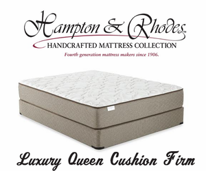 lot 14 image: Hampton & Rhodes HR440 Luxury Cushion Firm Queen Mattress - MRSP $1,800.00 - No Reserve