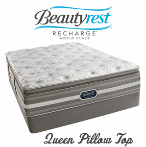 lot 15 image: Beautyrest Recharge World Class Queen Pillow Top Mattress - MRSP $1,800.00 - No Reserve