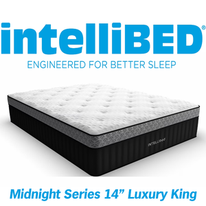Intellibed "Midnight" 15” Luxury Medium Firm King Mattress - MSRP $6999.00 - No Reserve!
